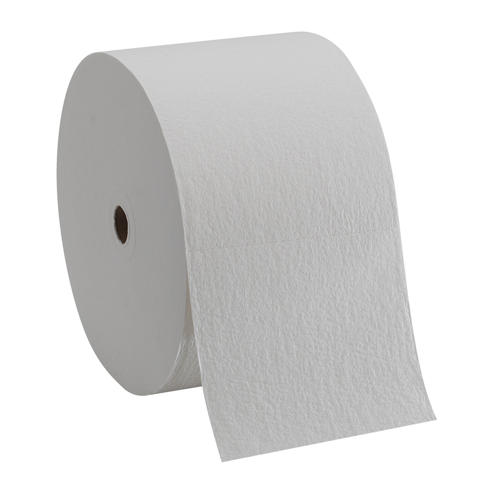 מגבות ניקוי חד פעמיות BRAWNY® PROFESSIONAL D400 מבית GP PRO (ג'ורג'יה-פסיפיק), לבן, גליל אחד ארוך במיוחד, (1 גליל של 274.85 מטר סהכ 274.85 מטר) 800 מגבות למארז