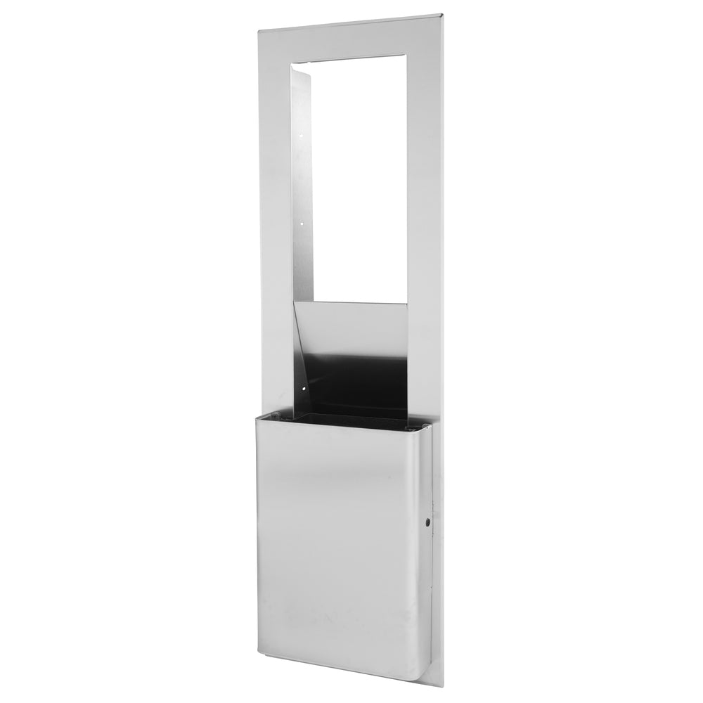 מיכל אשפה ENMOTION® לחללים בגודל 10.75 אינץ' מבית GP PRO (ג'ורג'יה פסיפיק), נירוסטה, מיכל אשפה אחד