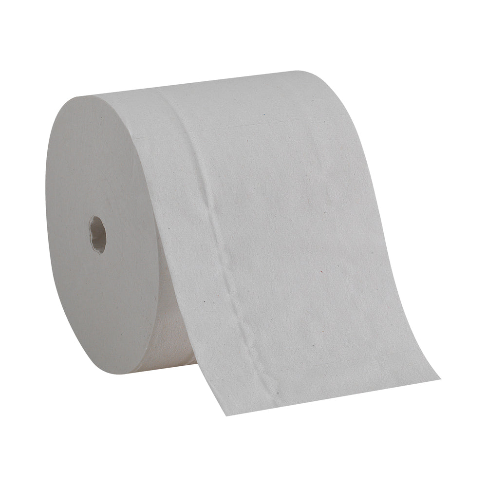נייר טואלט ממוחזר דו-שכבתי Compact® ללא ליבות מבית GP PRO (ג'ורג'יה פסיפיק), (36 גלילים של 101.60 מטרים סהכ 3657.60 מטרים) 36,000 גליונות למארז