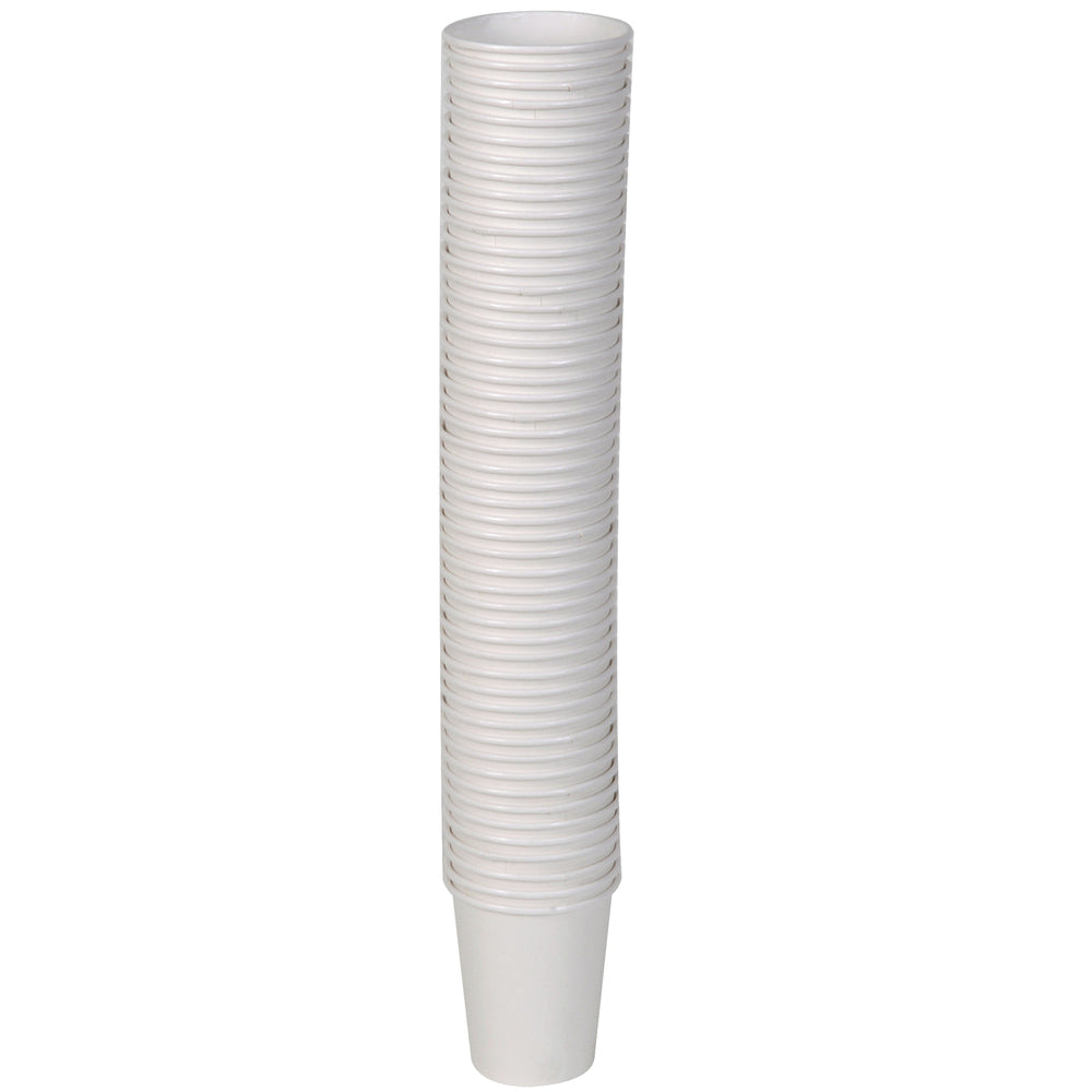 כוסות חמות מנייר DIXIE® 10 OZ מבית GP PRO (ג'ורג'יה פסיפיק), מתאימות למכסים בינוניים, לבן, 1,000 כוסות לכל מארז