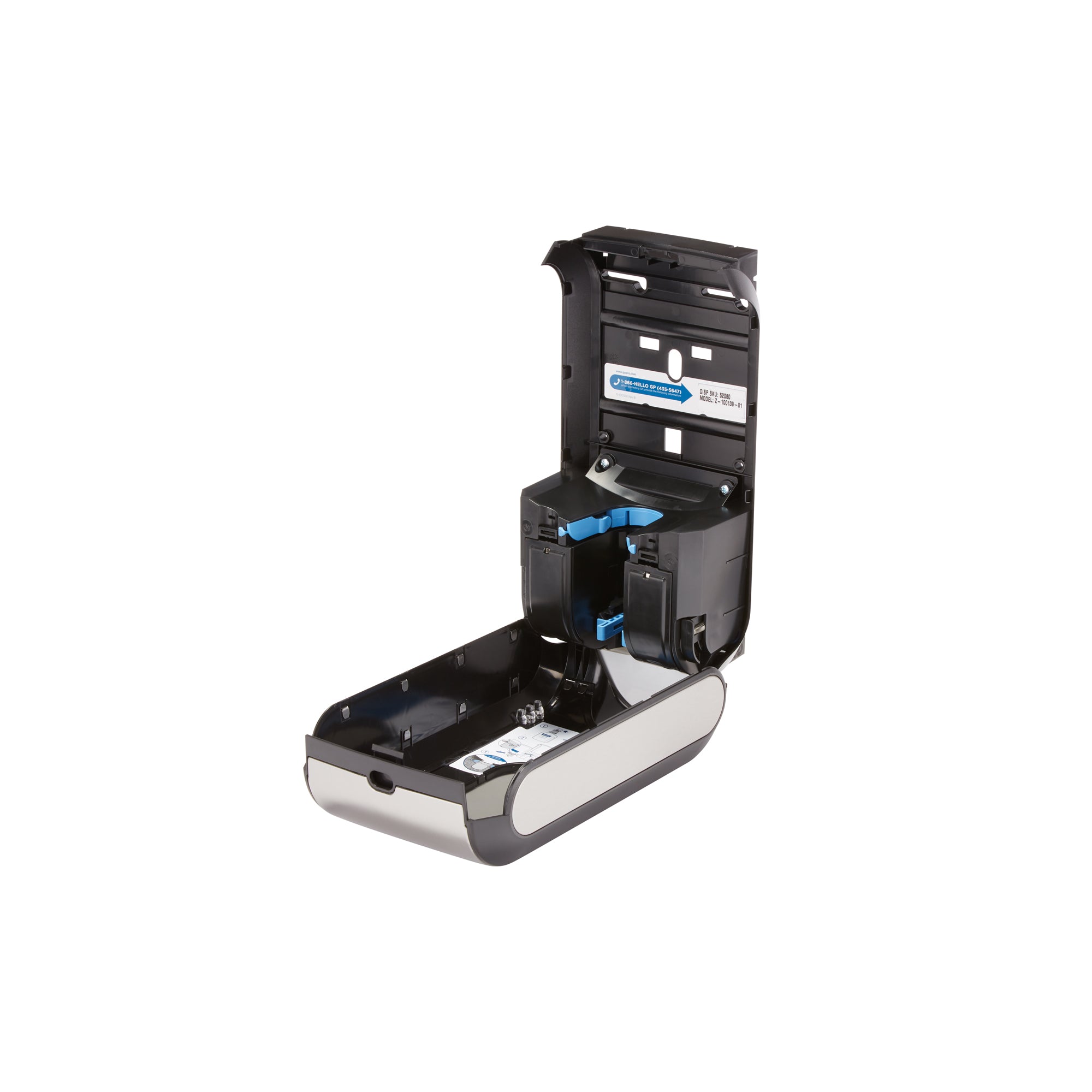 מתקן סבון וחיטוי אוטומטי ללא מגע ENMOTION® GEN2 מאת GP PRO (ג'ורג'יה פסיפיק), גימור אל חלד, מתקן אחד