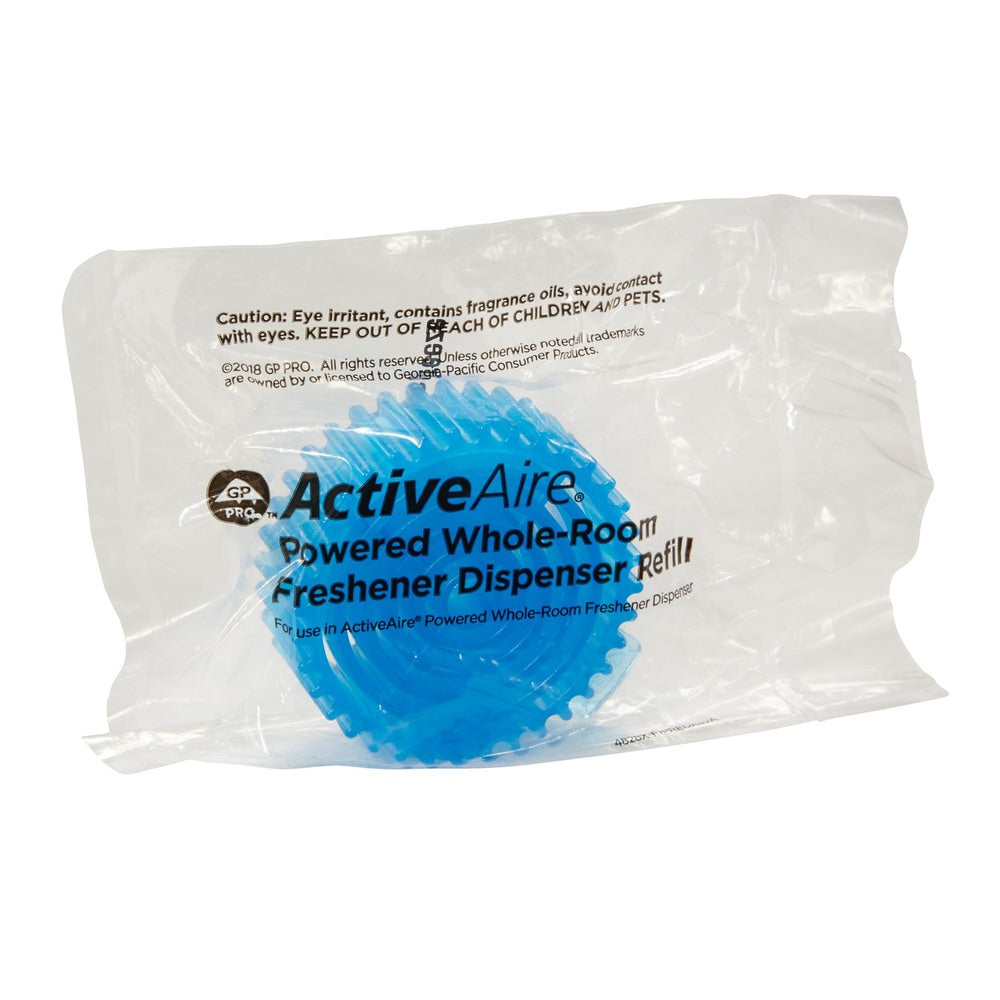 מילוי מתקן מטהר לחדר שלם מהמותג ACTIVEAIRE® מבית GP PRO (ג'ורג'יה פסיפיק), רוח חוף, 12 מחסניות לכל מארז