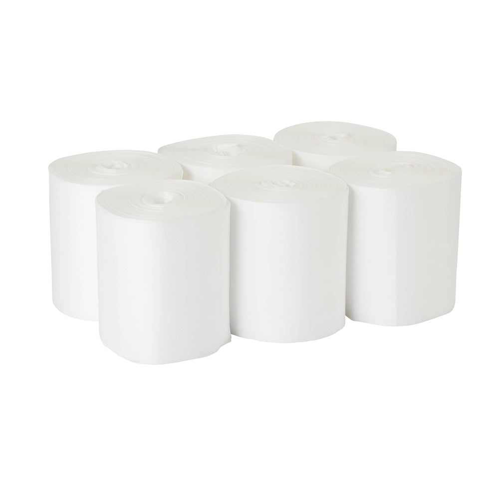 מילוי מערכת משטחי מזון חד פעמי DIXIE® QUAT מבית GP PRO (ג'ורג'יה פסיפיק), לבן, (6 גלילים של 164.59 מטרים סהכ 987.55 מטרים) 810 מגבות למארז