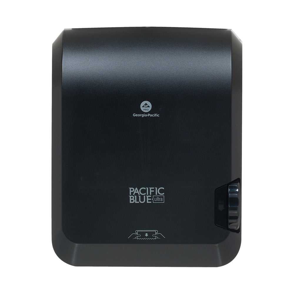 מתקן מגבות נייר מכני בעל קיבולת גבוהה מסדרת Pacific Blue Ultra™ מבית GP PRO (ג'ורג'יה פסיפיק), שחור, מתקן אחד