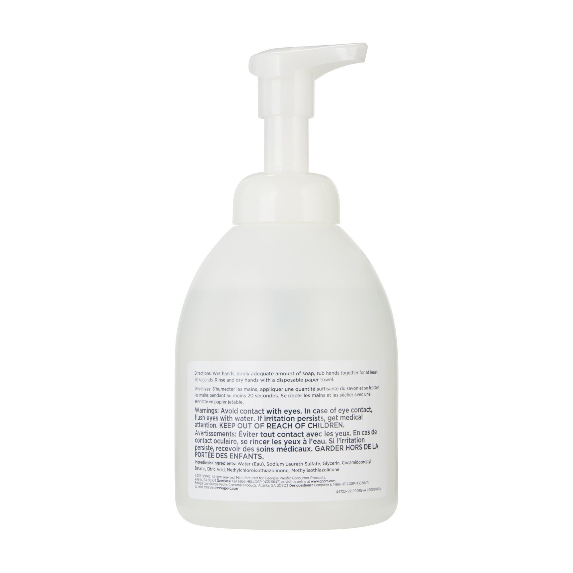 סבון קצף עדין למשטח PACIFIC BLUE BASIC™ מבית GP PRO (ג'ורג'יה פסיפיק), ללא צבע וניחוח, (6 בקבוקים של 532 mL סהכ 3,192 mL)
