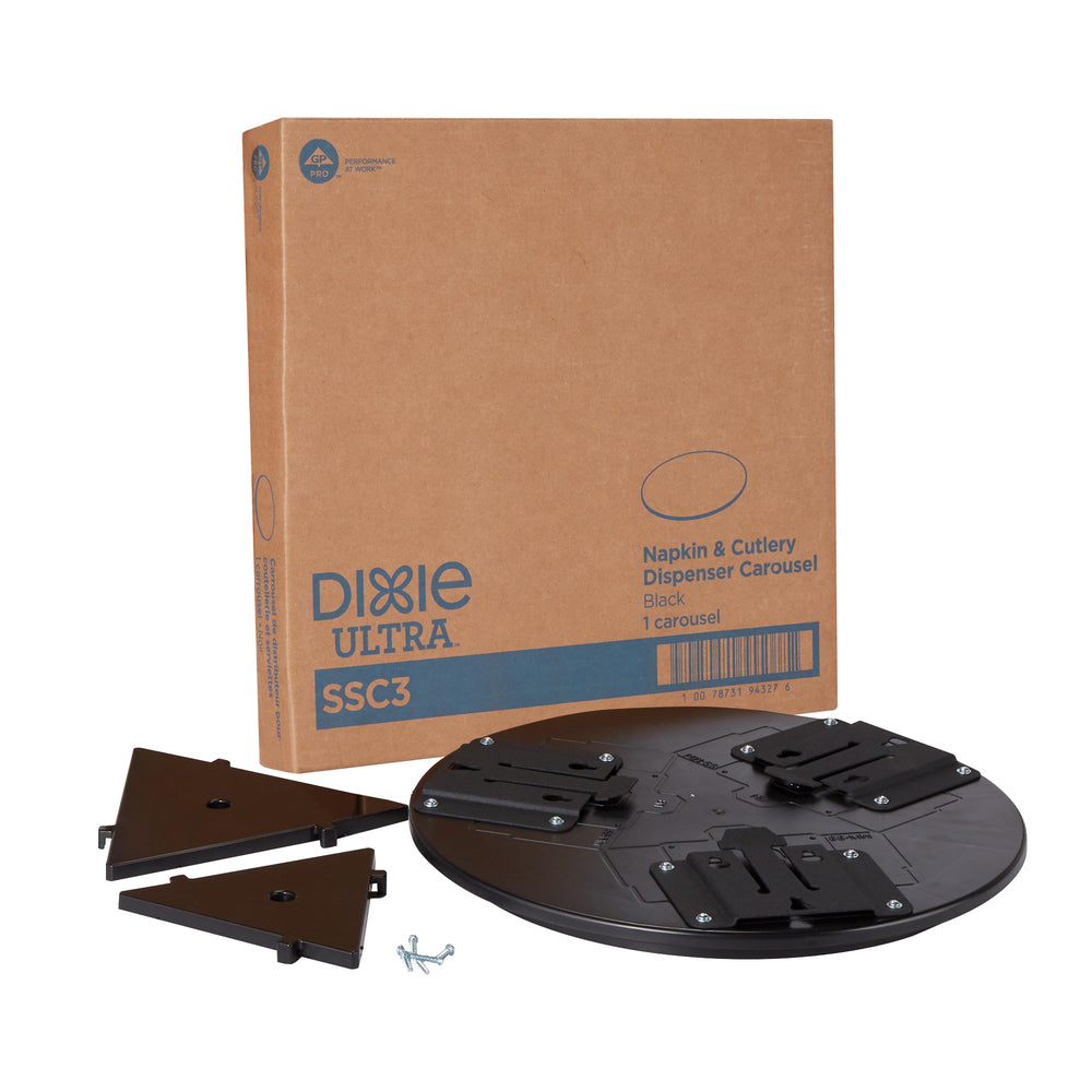 קרוסלת מתקן DIXIE ULTRA® לשימוש עם מכשירי סכום ומפיות SMARTSTOCK® מאת GP PRO (ג'ורג'יה-פסיפיק), חתיכה אחת