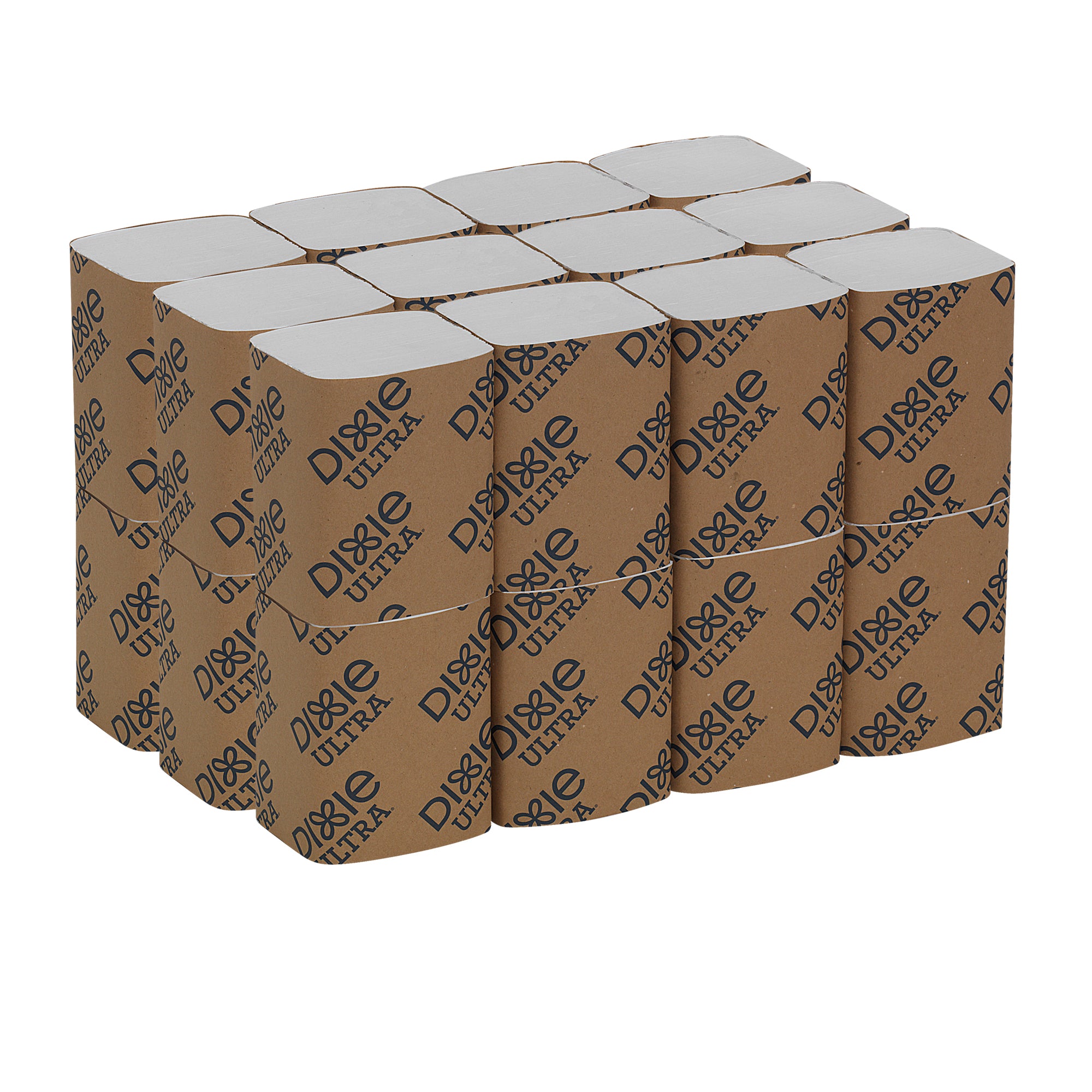 מילוי מתקן משולב למפיות דו-שכבתיות של DIXIE ULTRA® מבית GP PRO (ג'ורג'יה פסיפיק), לבן, (24 חבילות של 250 מפיות סהכ 6000 מפיות)