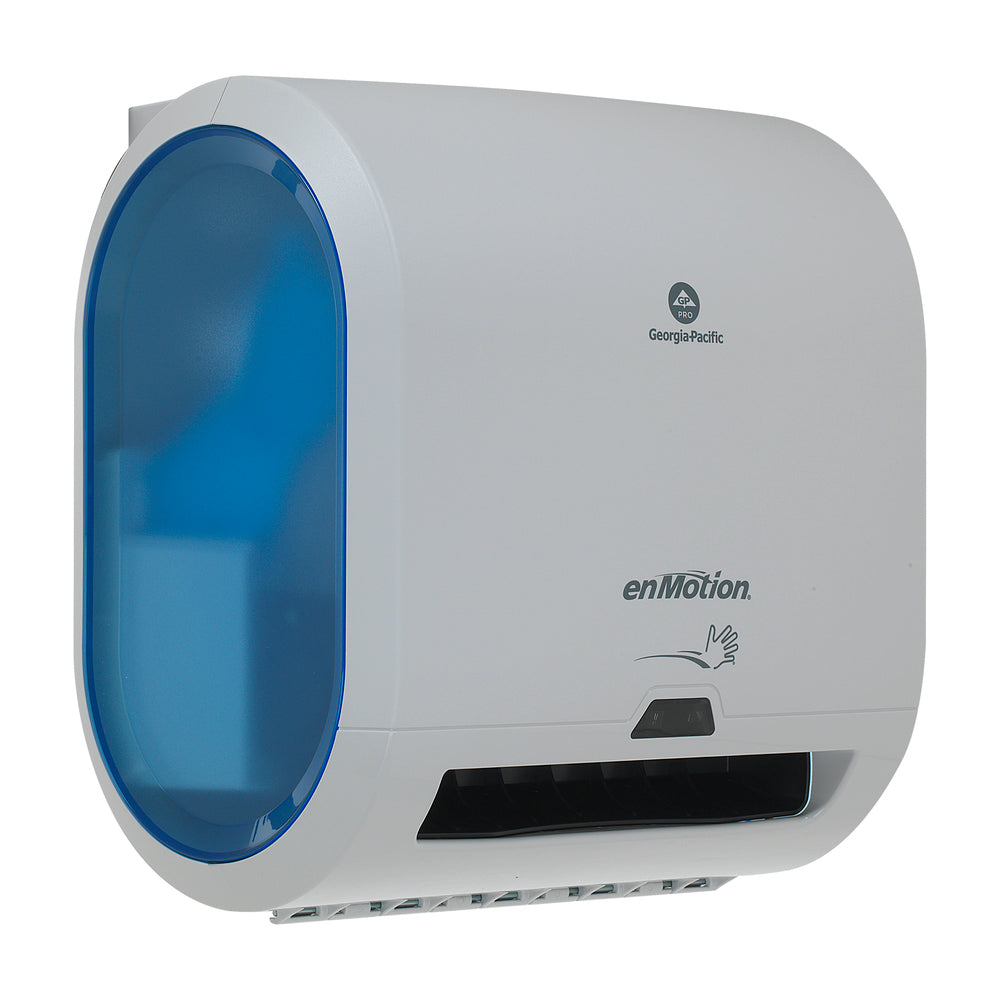מתקן מגבות נייר אוטומטי ללא מגע בעל גליל אחד ENMOTION® IMPULS® 8 מבית GP PRO (ג'ורג'יה פסיפיק), אפור