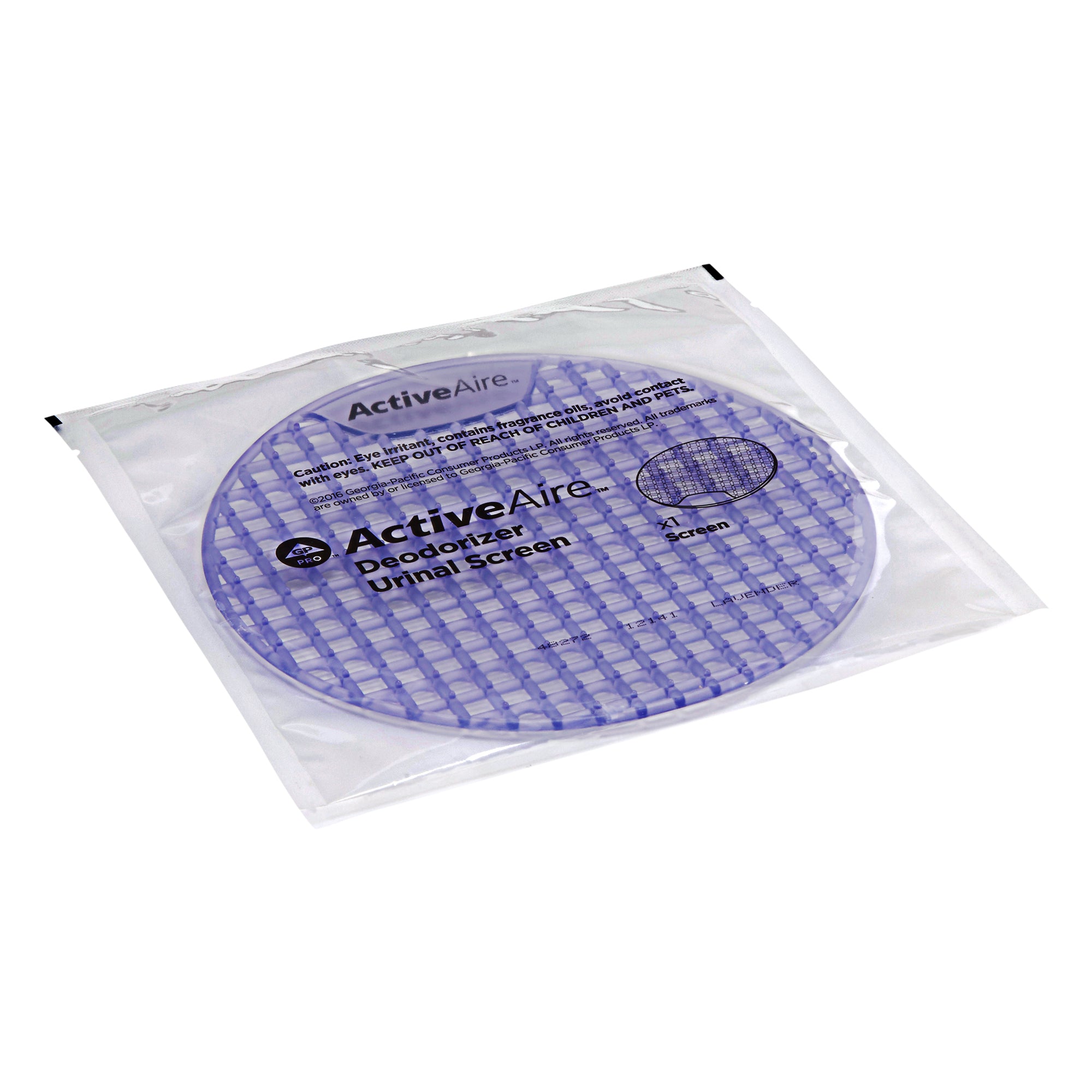 מסכי שתן מסירות ריח ACTIVEAIRE® מבית GP PRO (ג'ורג'יה פסיפיק), לבנדר,, 12 מסכים לכל מארז