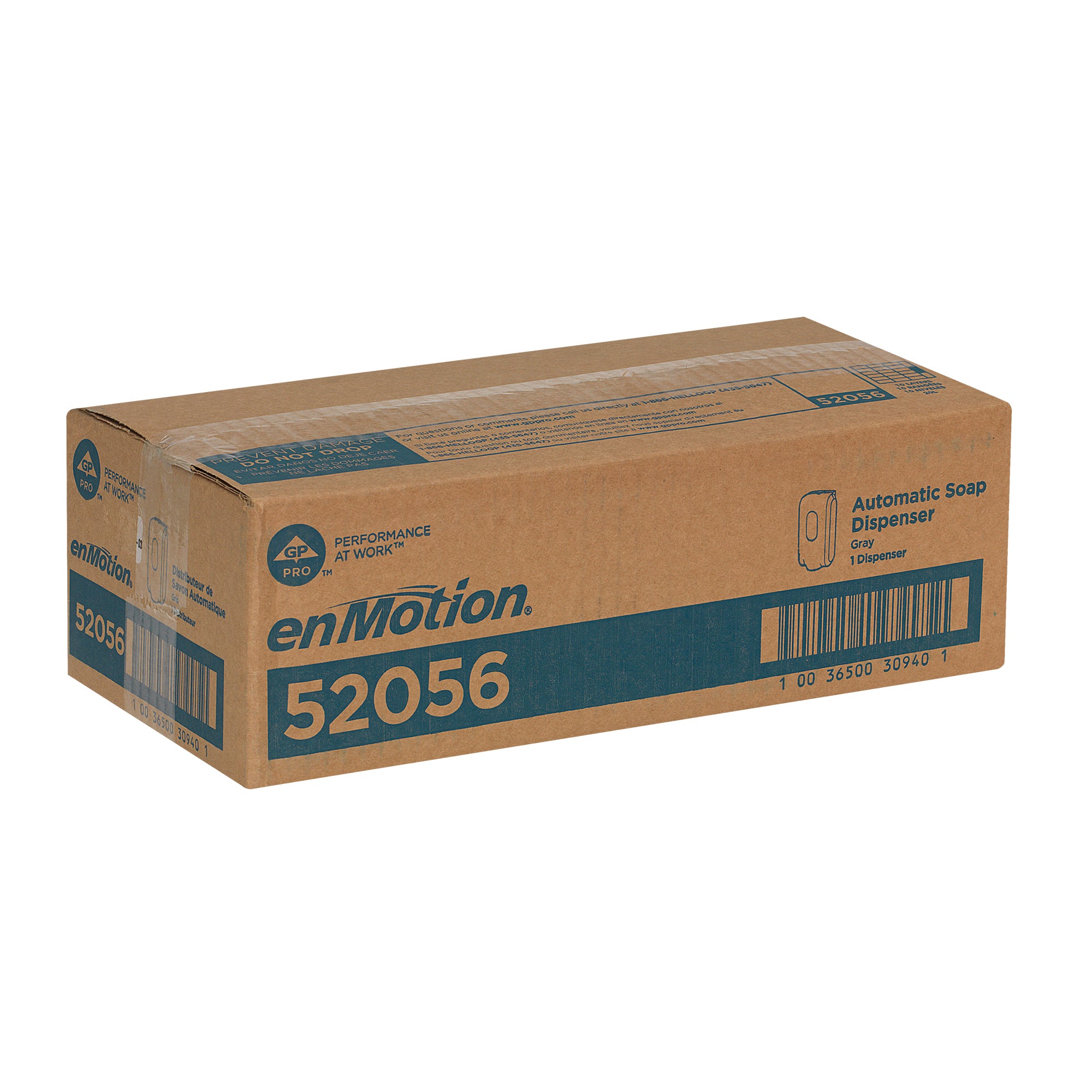 מתקן סבון וחיטוי אוטומטי ללא מגע GP PRO EnMotion® Gen2, אפור/כחול
