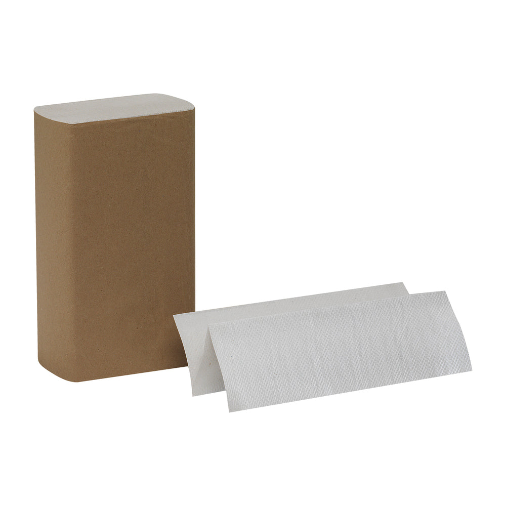 מגבת נייר PACIFIC BLUE BASIC™ חד שכבתית מרובת קפל מבית GP PRO (ג'ורג'יה פסיפיק), לבן, 4,000 מגבות לכל מארז