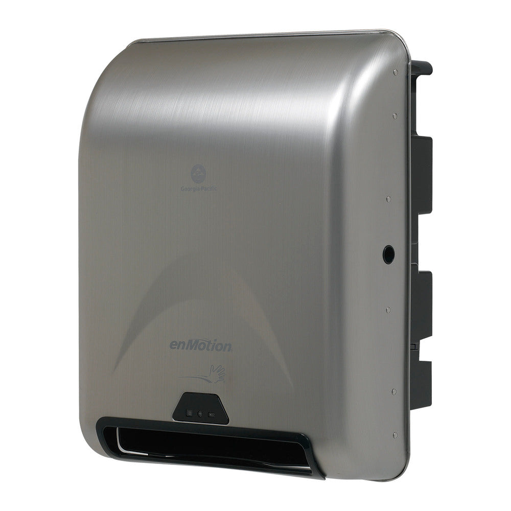 מתקן מגבות נייר אוטומטי ללא מגע שקוע ENMOTION® 8 מבית GP PRO (ג'ורג'יה פסיפיק), נירוסטה, מתקן אחד