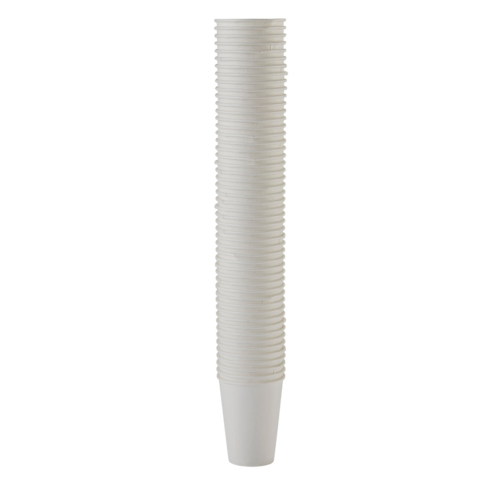 כוסות קפה חם מנייר מבודד DIXIE® PERFECTOUCH® 12 OZ מבית GP PRO (ג'ורג'יה פסיפיק), מתאימות למכסים גדולים, לבן, 1,000 כוסות לכל מארז