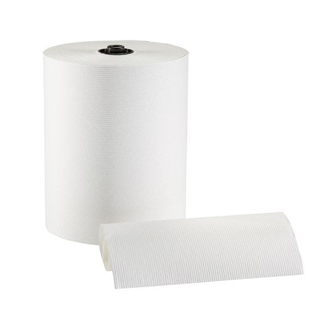 גלילי מגבות נייר ממוחזרים ENMOTION® FLEX מבית GP PRO (ג'ורג'יה פסיפיק), לבן, (6 גלילים של 167.64 מטרים סהכ 1,005.84 מטרים)