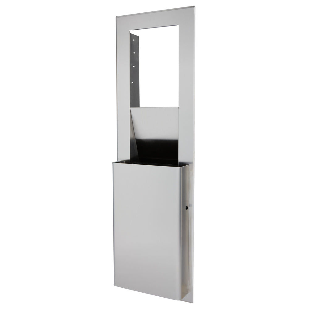 מיכל אשפה ENMOTION® לחללים בגודל 12 אינץ' מבית GP PRO (ג'ורג'יה פסיפיק), נירוסטה, מיכל אשפה אחד