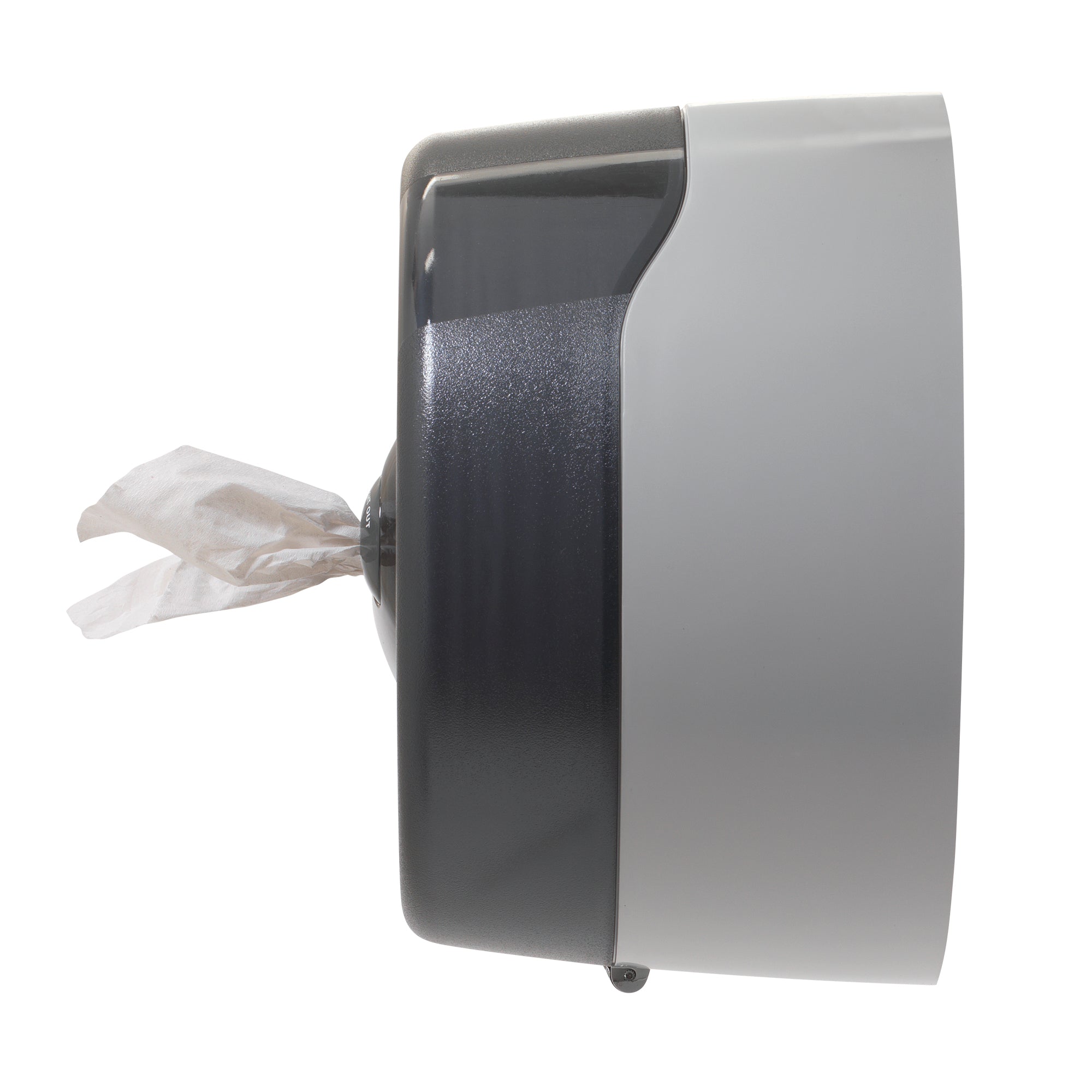 מתקן נייר טואלט בעל קיבולת גבוהה של SOFPULL® עם שני גלילים זה לצד זה מבית GP PRO (ג'ורג'יה פסיפיק), עשן, מתקן אחד