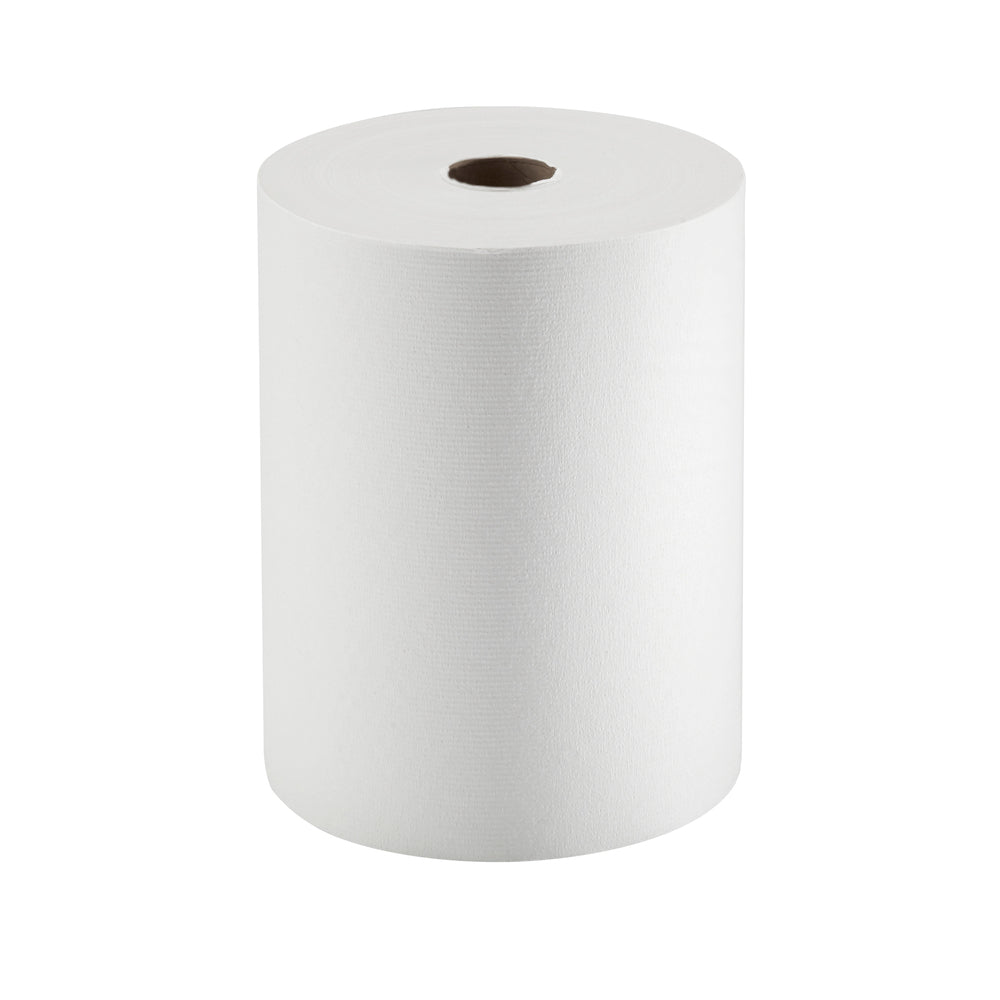 גלילי מגבות נייר ממוחזרים ENMOTION® 10 מבית GP PRO (ג'ורג'יה-פסיפיק), לבן, (6 גלילים של 243.84 מטרים סהכ 1,463.04 מטרים)