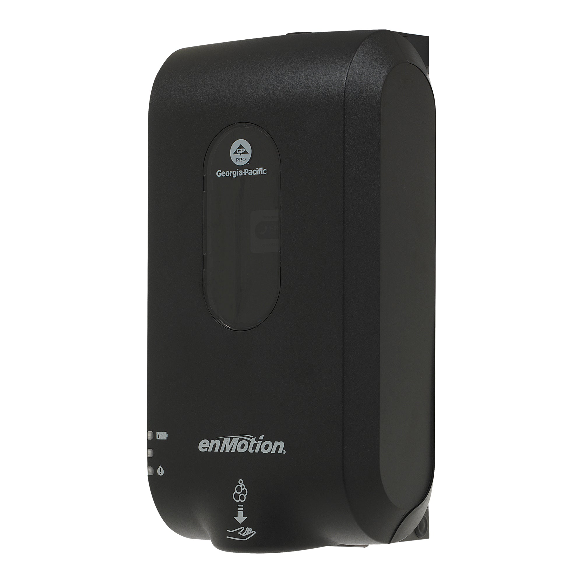 מתקן סבון וחיטוי אוטומטי ללא מגע ENMOTION® GEN2 מאת GP PRO (ג'ורג'יה פסיפיק), שחור, מתקן אחד