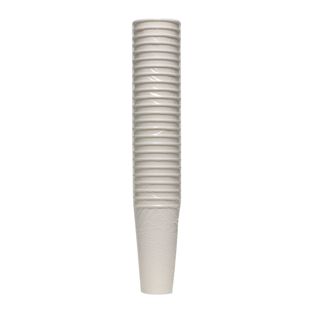 כוסות קפה חם מנייר מבודד DIXIE® PERFECTOUCH® 20 OZ מבית GP PRO (ג'ורג'יה פסיפיק), מתאימות למכסים גדולים, לבן, 500 כוסות לכל מארז, ( 20 שרוולים של 25 מכסים )