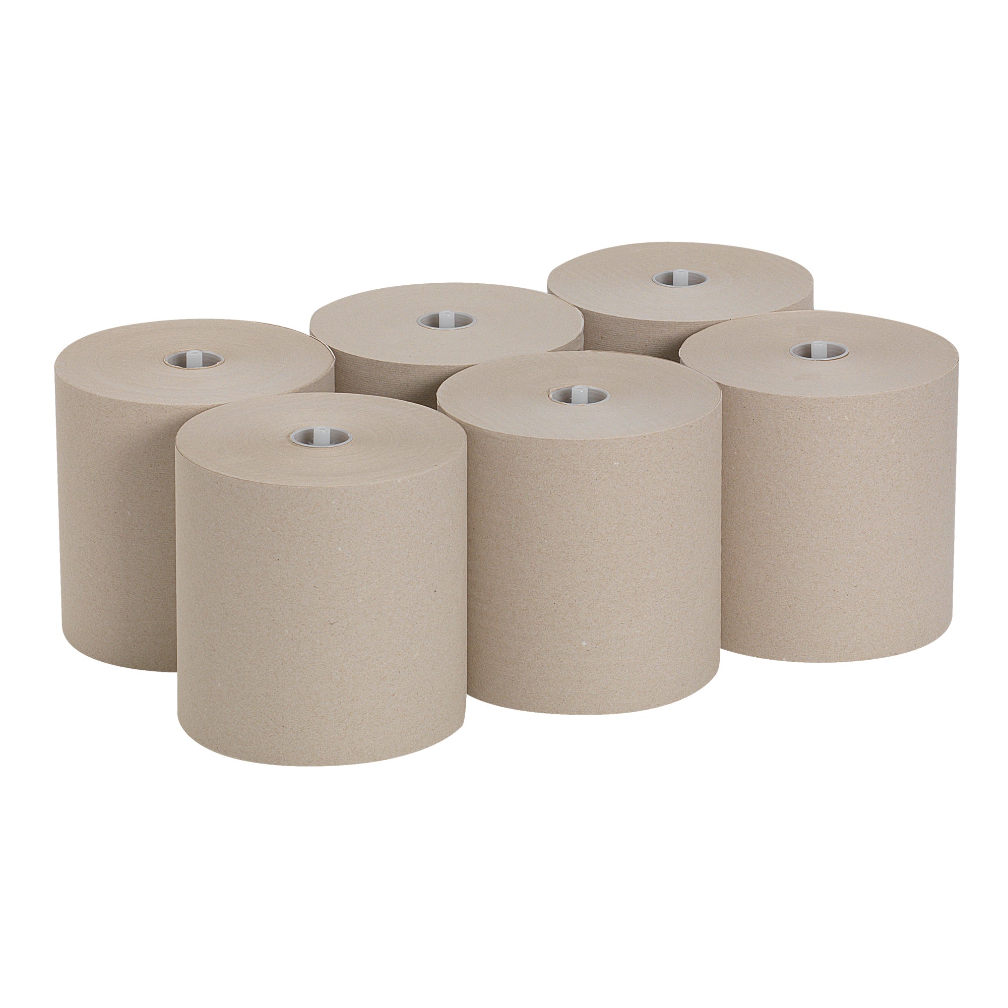 גלילי מגבת נייר ממוחזרים SOFPULL® מבית GP PRO (ג'ורג'יה פסיפיק), חום, (6 גלילים של 304.80 מטרים סהכ 1,828.80 מטרים)