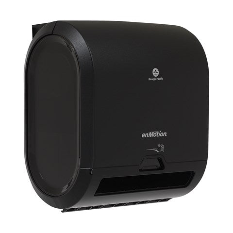 מתקן מגבות נייר אוטומטי ללא מגע ENMOTION® FLEX MINI מאת GP PRO (ג'ורג'יה פסיפיק), שחור, מתקן אחד