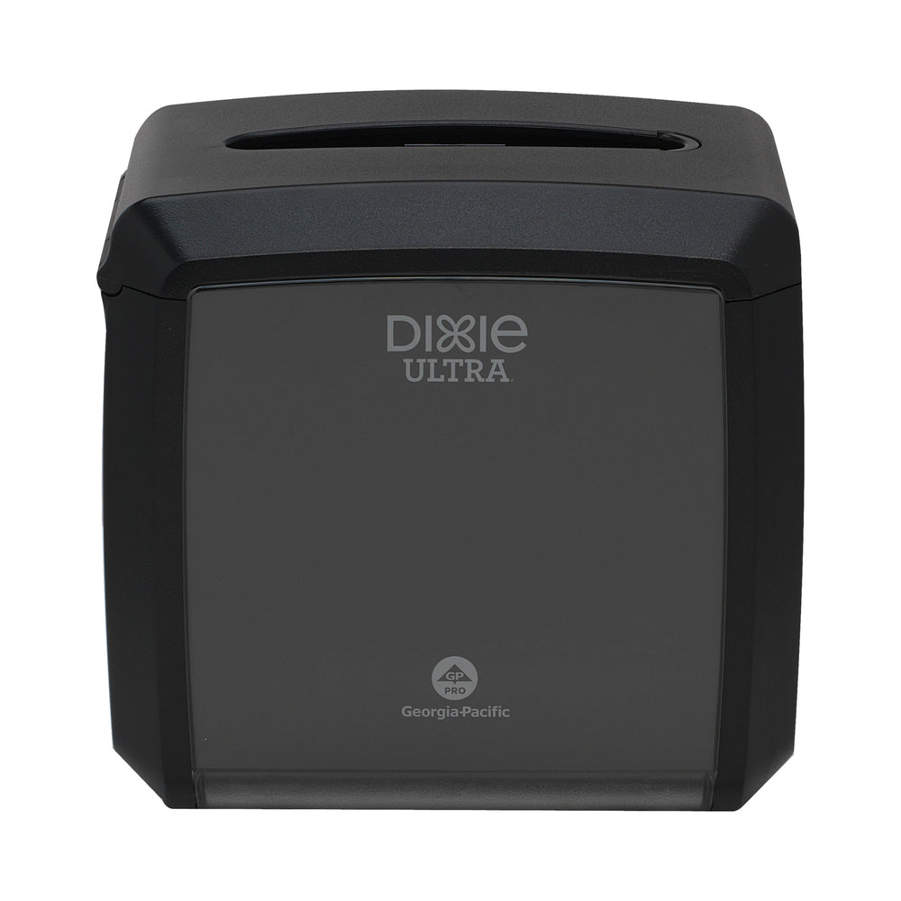 מתקן מפיות מקופלות שולחני DIXIE ULTRA® מבית GP PRO (ג'ורג'יה פסיפיק), שחור, מחזיק עד 275 מפיות