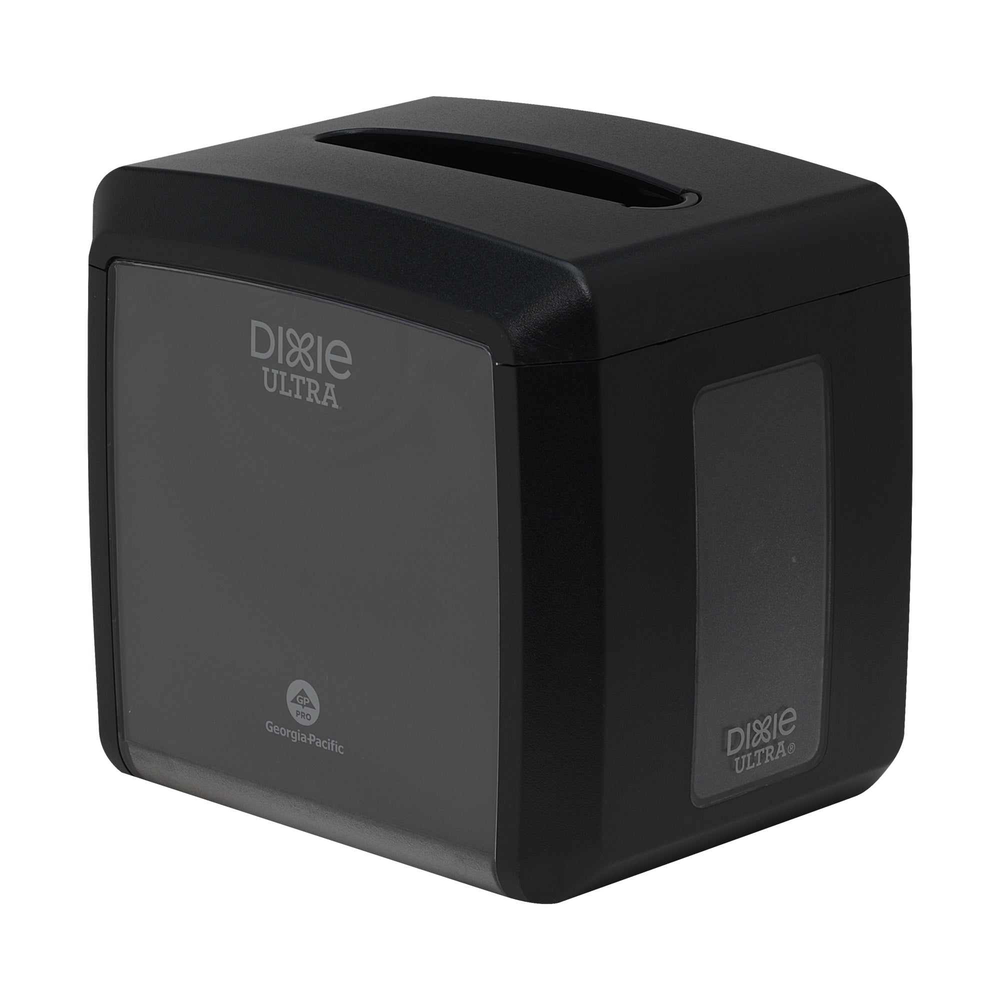 מתקן מפיות מקופלות שולחני DIXIE ULTRA® מבית GP PRO (ג'ורג'יה פסיפיק), שחור, מחזיק עד 275 מפיות
