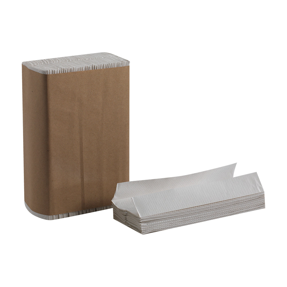 מגבות נייר PACIFIC BLUE BASIC™ קיפול C מבית GP PRO (ג'ורג'יה פסיפיק), לבן, (10 חבילות של 240 גליונות סהכ 2400 גליונות)