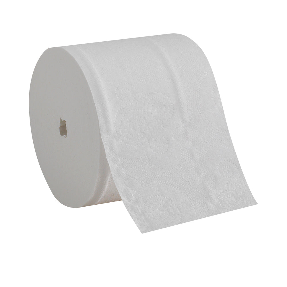 נייר טואלט דו-שכבתי ללא ליבה מובלט באיכות גבוהה מהסדרה המקצועית של ®Angel Soft Professional COMPACT עם, (36 גלילים של 76.20 מטר סהכ 2743.20 מטר) 27000 גליונות למארז