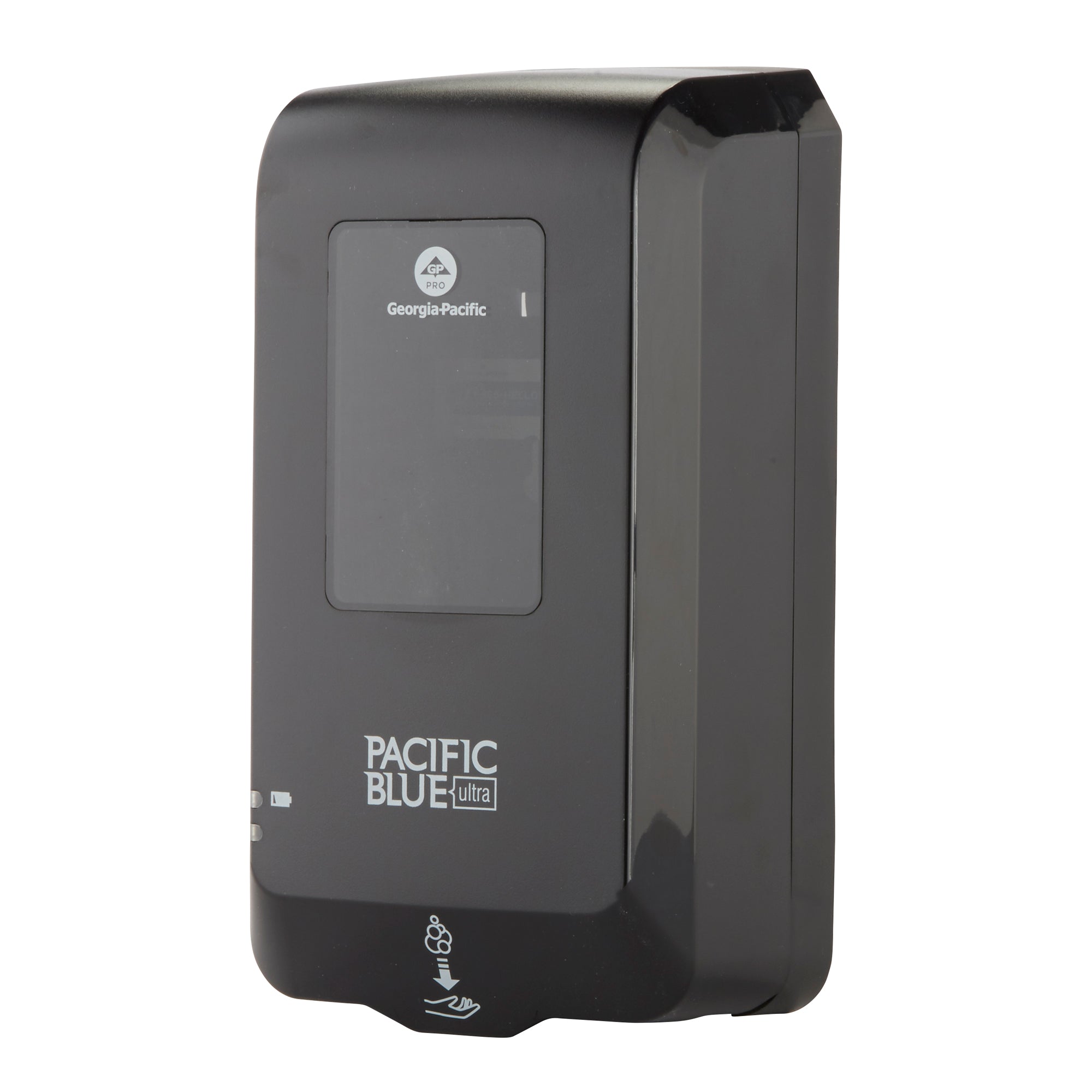 מתקן סבון וחיטוי אוטומטי ללא מגע PACIFIC BLUE ULTRA™ מאת GP PRO (ג'ורג'יה פסיפיק), שחור, מתקן אחד