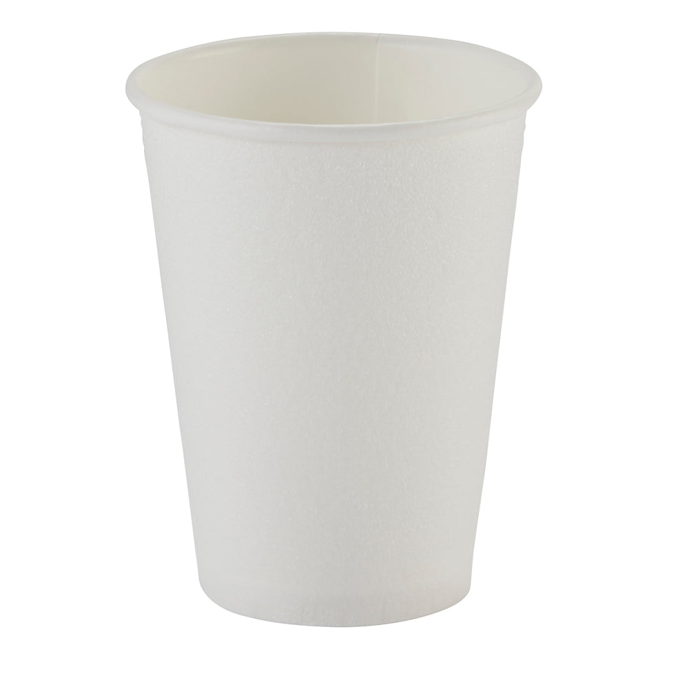 כוסות קפה חם מנייר מבודד DIXIE® PERFECTOUCH® 12 OZ מבית GP PRO (ג'ורג'יה פסיפיק), מתאימות למכסים גדולים, לבן, 1,000 כוסות לכל מארז