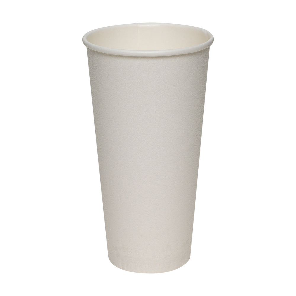 כוסות קפה חם מנייר מבודד DIXIE® PERFECTOUCH® 20 OZ מבית GP PRO (ג'ורג'יה פסיפיק), מתאימות למכסים גדולים, לבן, 500 כוסות לכל מארז