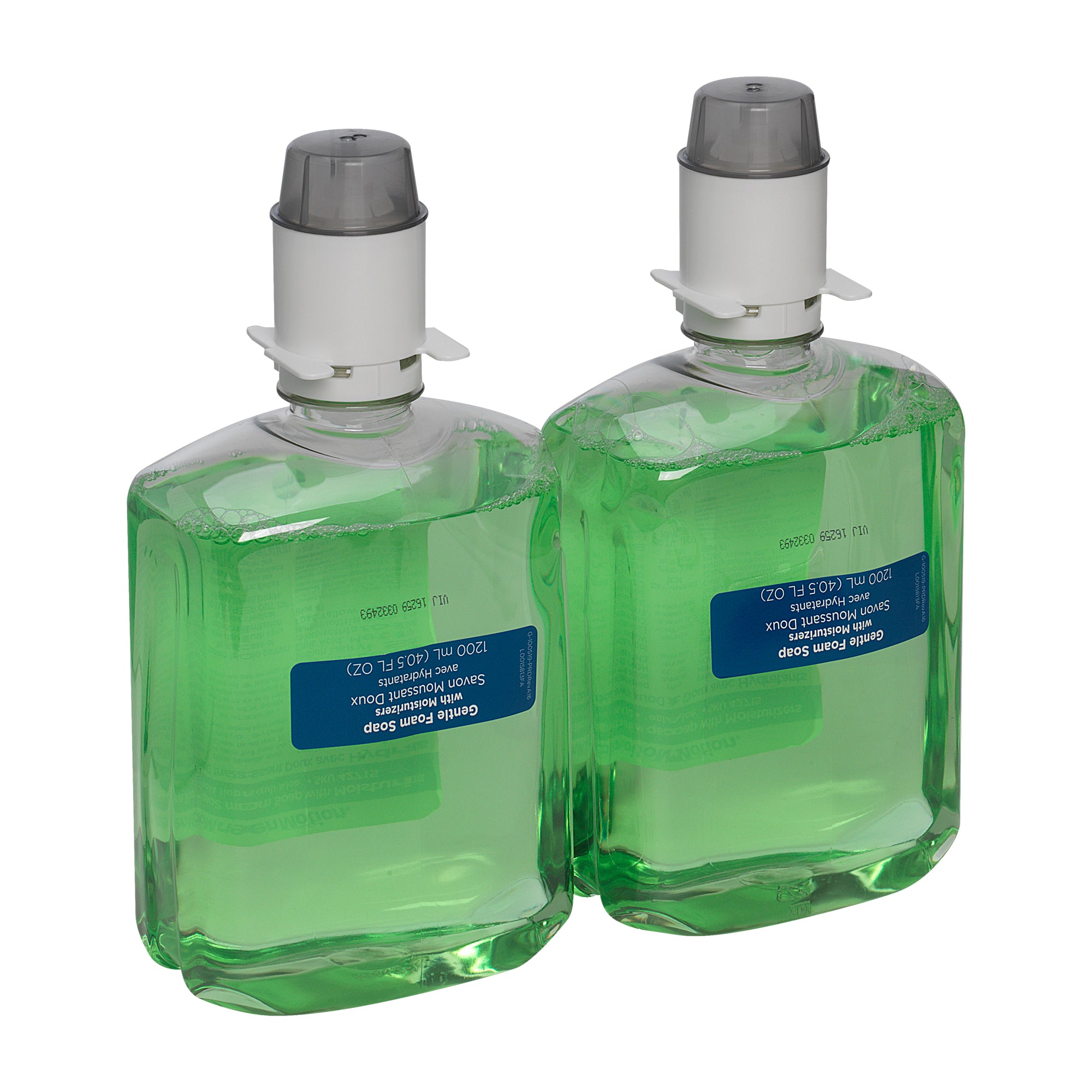 סבון קצף בתוספת קרם לחות מסדרת אנמושן דור 2, בריח אלוורה מרגיעה (2 בקבוקים של 1200 ML) סה"כ 2400, 6000 שימושים