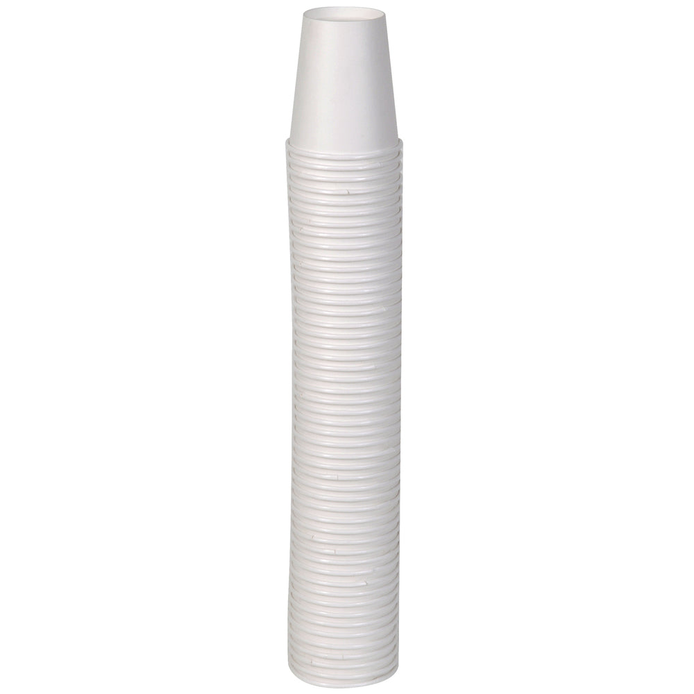 כוסות חמות מנייר DIXIE® 10 OZ מבית GP PRO (ג'ורג'יה פסיפיק), מתאימות למכסים בינוניים, לבן, 1,000 כוסות לכל מארז
